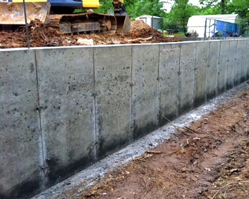 McCain Construction Poured Foundation Walls